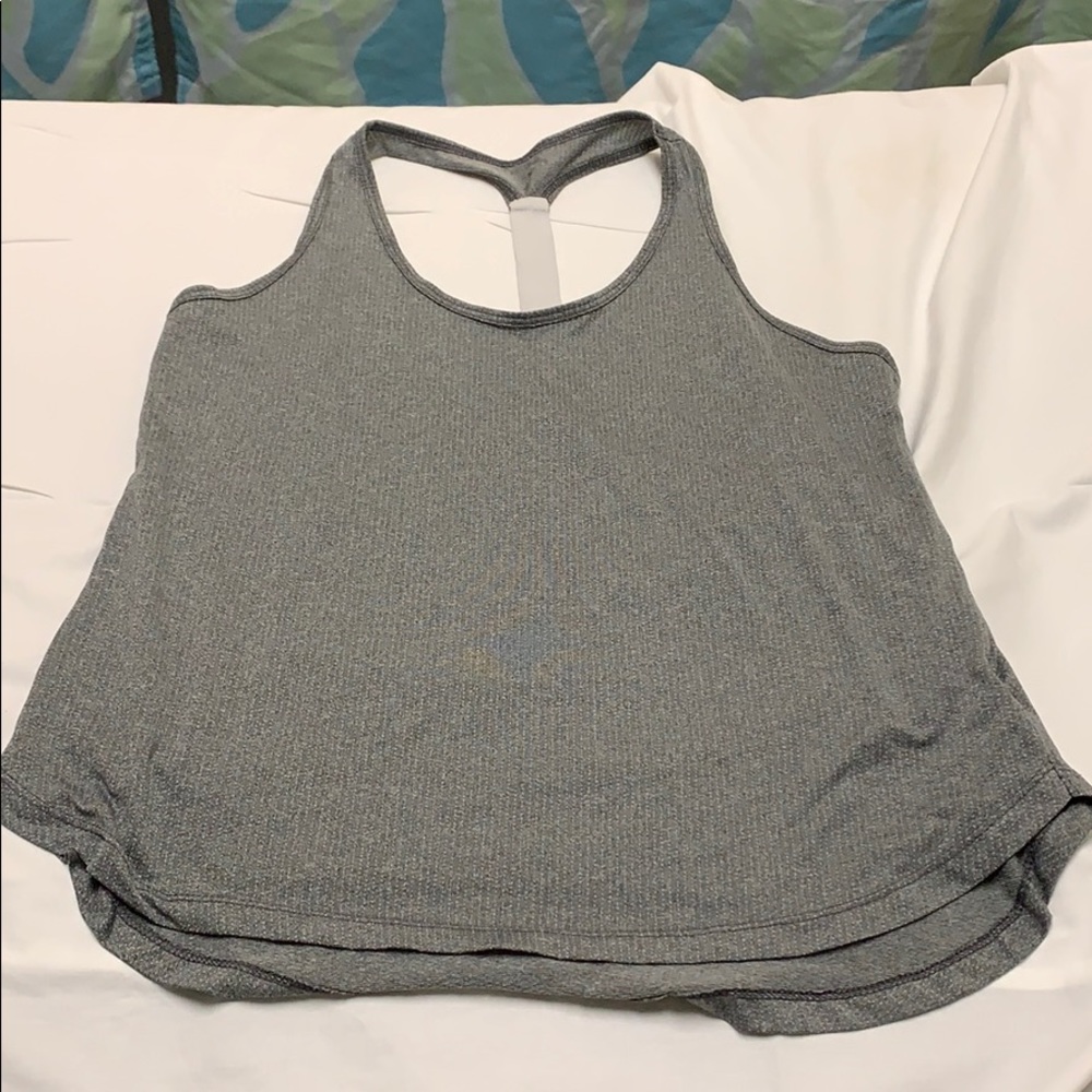 Gray old navy dry fit tank